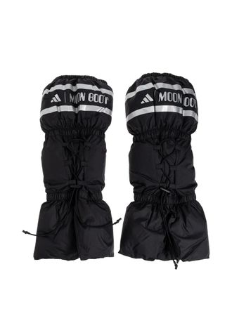 adidas x Moon Boot striped socks - unisex - Recycled Polyester - One Size - Black