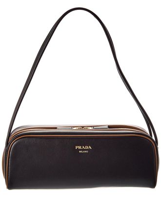 Prada Swing Smooth Leather Shoulder Bag