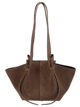 Yuzefi Mochi Bag Trapezoidal Brown Leather Shoulder Bag