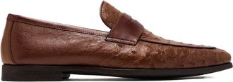 Magnanni Mocassini penny in pelle - Marrone