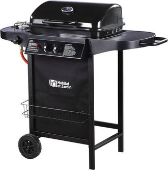 Habitat et Jardin Babarcoa A Gas party 3 - 3 Quemadores (1 Lateral) - 5,8kw - Negro