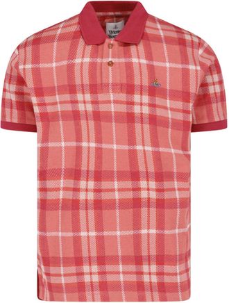 Vivienne Westwood Multicolor Plaid Short-Sleeve Polo Shirt