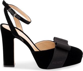 Fendi Velvet Slingback