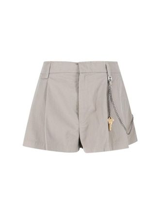 Alexander Wang Beige Tailored Shorts With Chain Detail