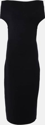 Toteme Knitted off-shoulder midi dress