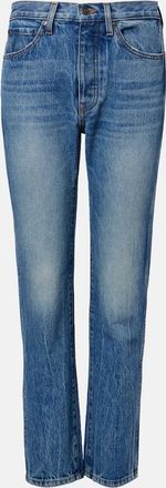 Khaite Finley cropped straight jeans
