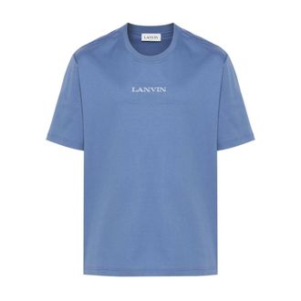Lanvin Heren, Tops, Blauw, Maat: XS Jersey