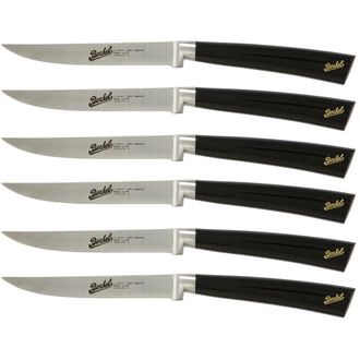 Berkel Elegance Juego De 6 Cuchillos Para Bistec En Acero Negro - Berkel