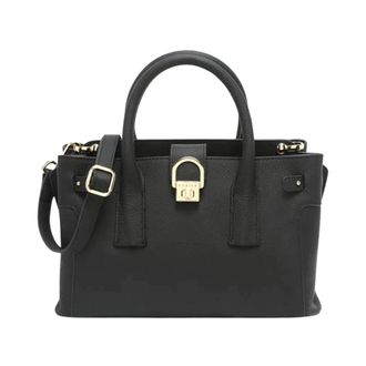 Etrier Equestre handtas met bovenhandvat - Dames - Tassen - Zwart - Maat: ONE Size Katoen