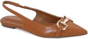 Berness Caroline Slingback Skimmer Flat in Camel at Nordstrom Rack, Size 7.5