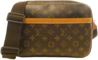 Louis Vuitton Pre-owned Monogram Reporter Shoulder Bag - Dames - Vintage Schoudertas - Bruin - ONE Size - Vintage