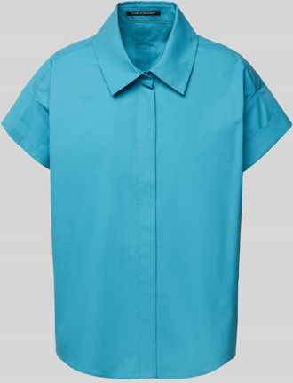 Luisa Cerano Luisa Cerano Relaxed Fit Bluse mit Kapp&auml;rmeln in Tuerkis, Gr&ouml;&szlig;e 40