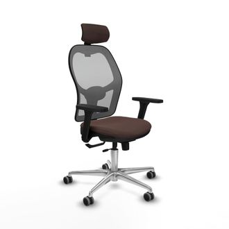 Piqueras y Crespo Silla Piqueras Y Crespo Jorquera Negro Reposabrazos Ajustables