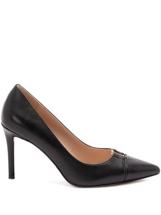 Twin-Set detail pointed pumps - Black