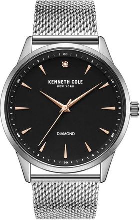 Kenneth Cole Diamond Quartz Black Dial Mens Watch KCWGG2186403