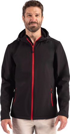 Clique Tempo Recycled Stretch Softshell Mens Hooded Jacket