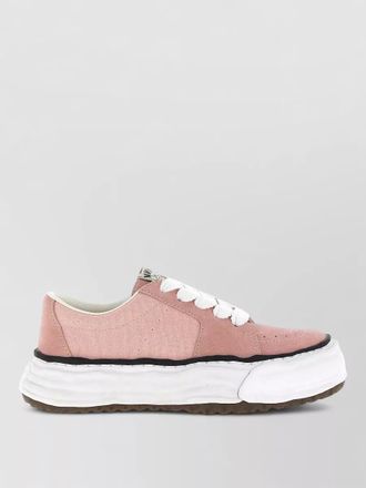 Miharayasuhiro leather low-top sneakers