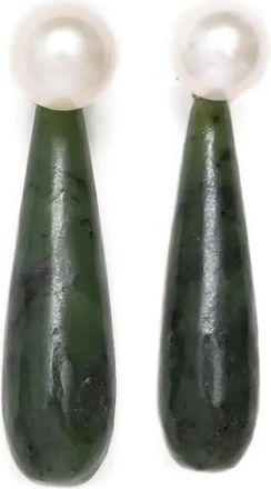 Sophie Buhai Pearl drop earrings - Green