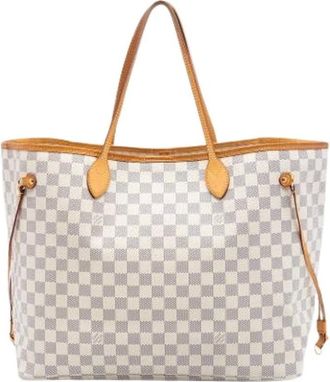 Louis Vuitton Pre-owned Tote Bags, female, White, Size: ONE SIZE Pre-owned Neverfull GM