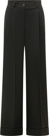 Dolce & Gabbana Black Tailored Pleated Pants