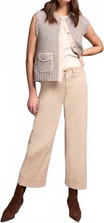 Tribal Comfort Stretch High Rise Palazzo Pants In Sandstone