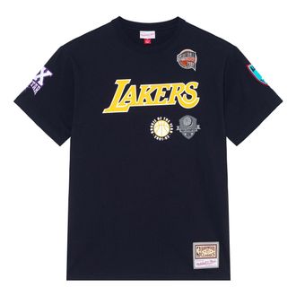 Mitchell & Ness x NBA Los Angeles Lakers HOF T-Shirt Pau Gasol 16 TCRW6862-LALYYPGABLCK