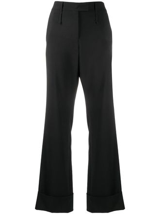 Opening Ceremony straight-leg tailored trousers - women - Polyester/Polyamide - 38 - Black