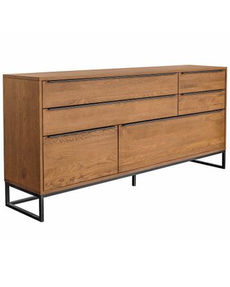 Armen Living Nevada Rustic Oak Wood Sideboard