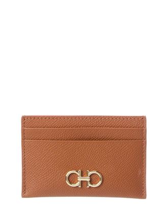 Ferragamo Gancini Leather Card Holder