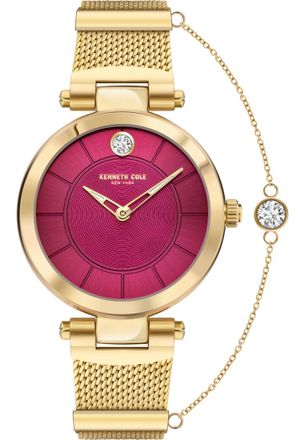 Kenneth Cole Womens KCWLG2106104 Ladies Classic Watch - Gold - One Size