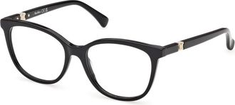 Max Mara Mm 5238 Optisch Montuur - unisex - Brillen - Zwart - 52 MM - Accessoires