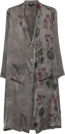 Avant Toi Womens Silk Dust Coat