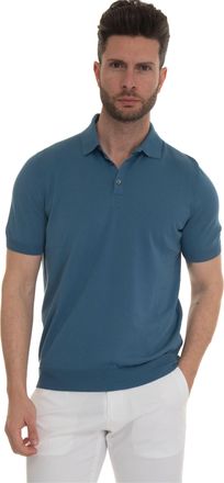 Gran Sasso Polo in maglina Denim Gran Sasso Uomo