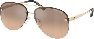 Michael Kors Gold Metal Womens Sunglasses