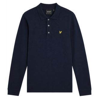 Lyle & Scott Camisa Polo Manga Larga - Tops - Hombre - Azul - XL