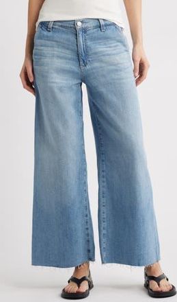 AG - Adriano Goldschmied Stella Raw Hem Low Slung Palazzo Jeans in Aries at Nordstrom Rack, Size 29