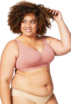 Cake Maternity Popping Candy Fuller Bust Wire-free Nursing Bra in Rosewood at Nordstrom, Size 4X-Large