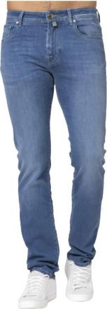 Jacob Cohen Bard Fast Slim-Fit Jeans - Heren - Slim Fit Jeans - Blauw - W38 - Katoen - Jeans