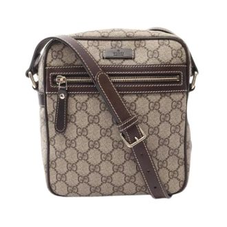 Gucci Vintage, unisex, Bruin, ONE Size, Leer, Pre-owned Vintage Crossbody Bag