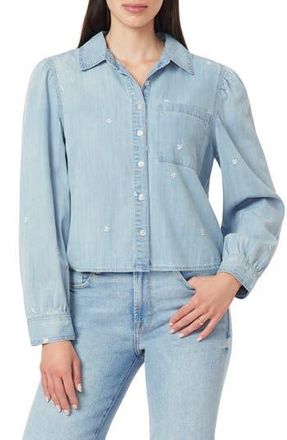 Kensie Puff Shoulder Denim Jacket in Lismore at Nordstrom Rack, Size X-Large