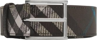 Burberry Check Plaid Pin Buckle Belt, Size 95 cm