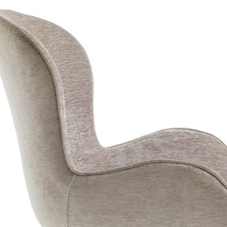 AM.PM Draaiende tafelfauteuil in gevlamd fluweel, Asyar