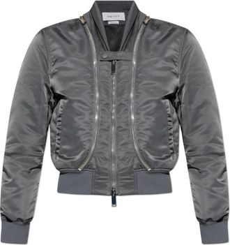 Alexander McQueen Jassen, Dames, Grijs, M, Jas met ritsen