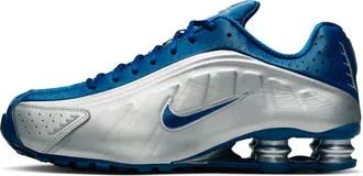 Nike Mens Shox R4 Shoes in Blue | IQ9391-476