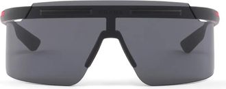 Prada Occhiali da sole Linea Rossa con naselli - Nero