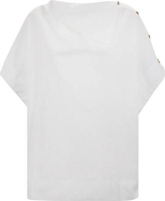SOEUR Issa Blouse - Dames - T-shirts - Wit - S - Katoen - Tops
