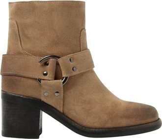 VIA VAI Schoenen, Dames, Beige, 39 EU, Denim, Flo Baker Enkellaarsjes