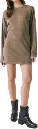 Chaser Womens Margarita Dress In Ginger Brown