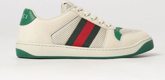 Gucci Sneakers basse Screener in pelle e mesh con nastro Web