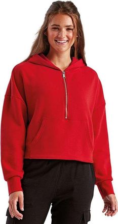TriDri Womens Alice Half-Zip Hooded Sweatshirt